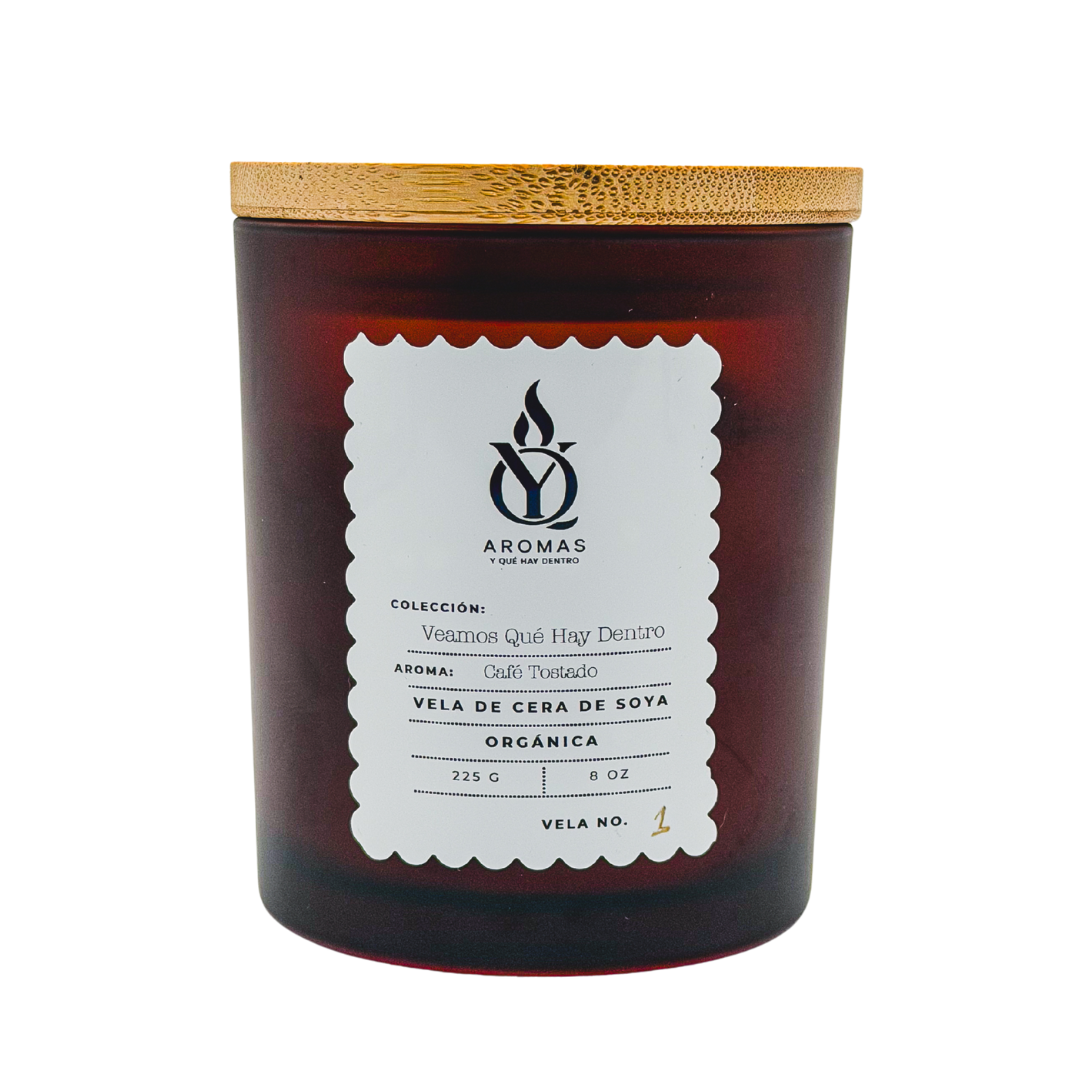 Vela con Aroma a Café Tostado