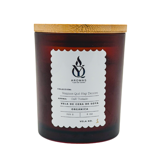 Vela con Aroma a Café Tostado