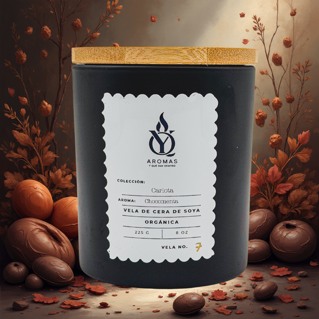 Vela con Aroma a Chocomenta