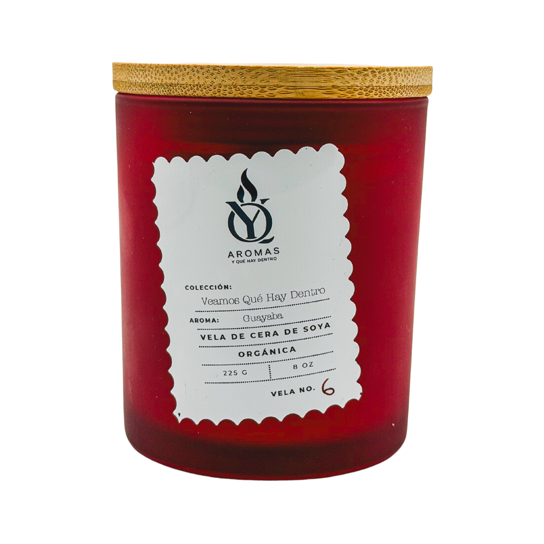 Vela con Aroma a Guayaba